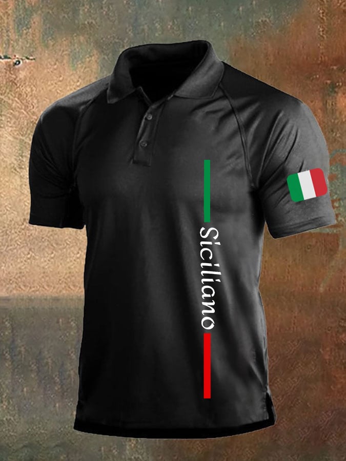 Men's Italian casual POLO shirt