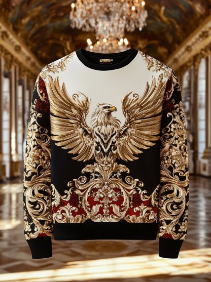 Men's Vintage Luxury Crew Neck Sweatshirt