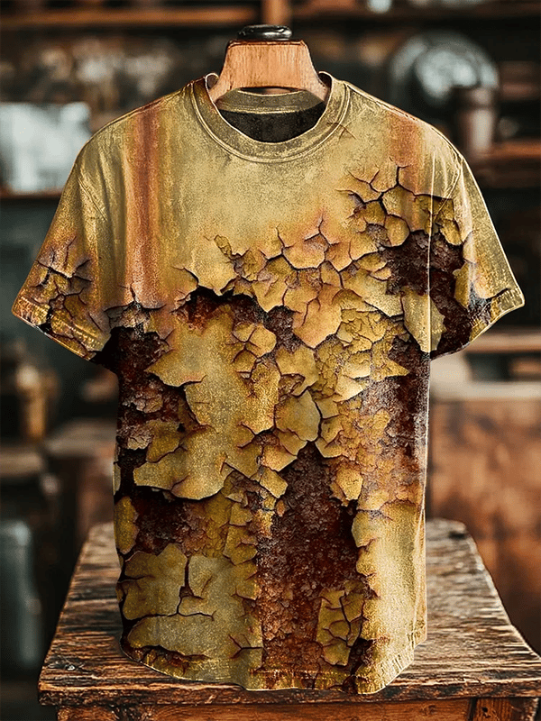 Men's Retro Casual Short Sleeve T-Shirt