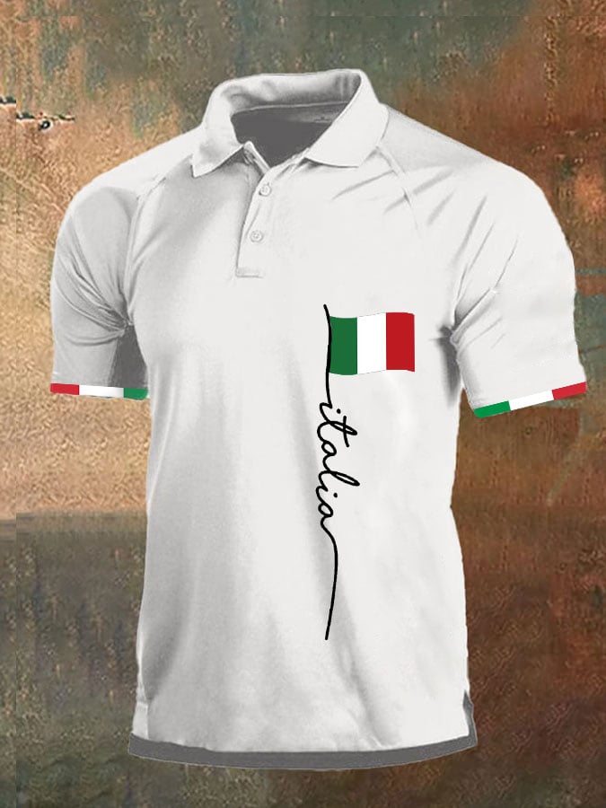 Men's Italian casual POLO shirt