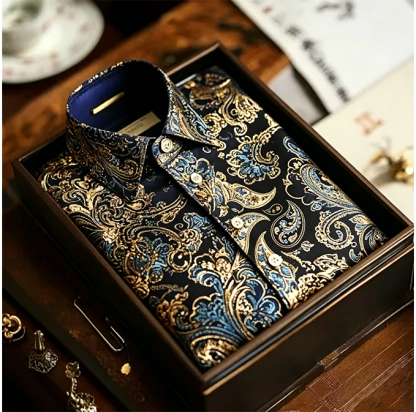 Paisley Printed Button Down Shirt