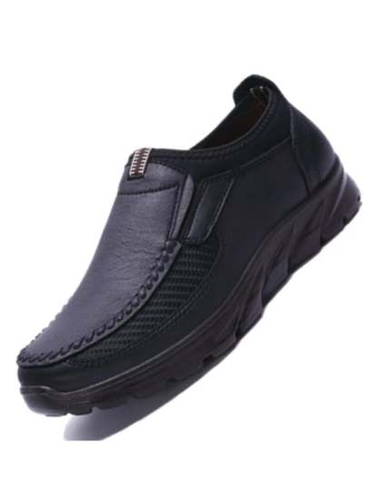 Men's Fashion Solid Leather Shoes