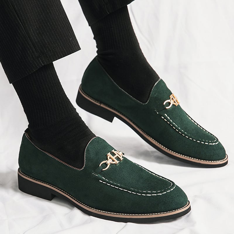 Fashion Trend British Style Business Casual Suede Loafers