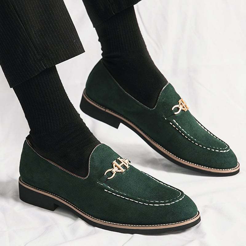Fashion Trend British Style Business Casual Suede Loafers