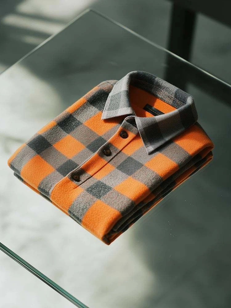 Men's Classic Business Old Money Button Short Sleeve Polo Shirt