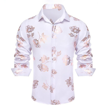 Floral Printed Dress Shirt