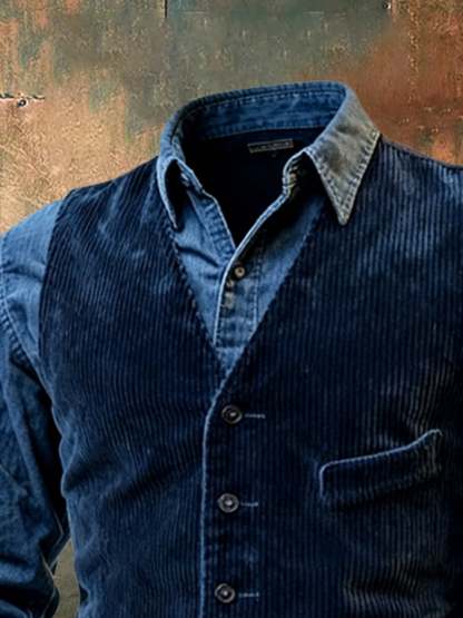 Men's Vintage Corduroy Vest