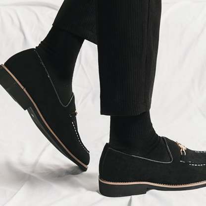 Fashion Trend British Style Business Casual Suede Loafers