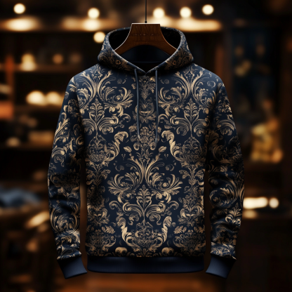 Barocco Art Print Hoodie Men