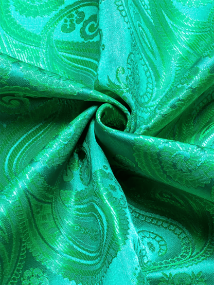 Men's Silk Business Luxury Design Printed Long Sleeve Shirt