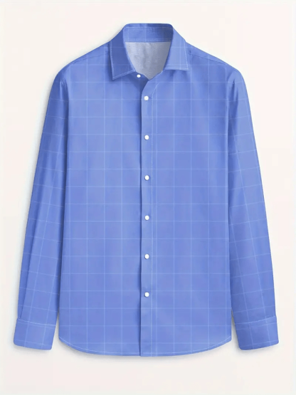 Men's Plaid Business Casual Shirt