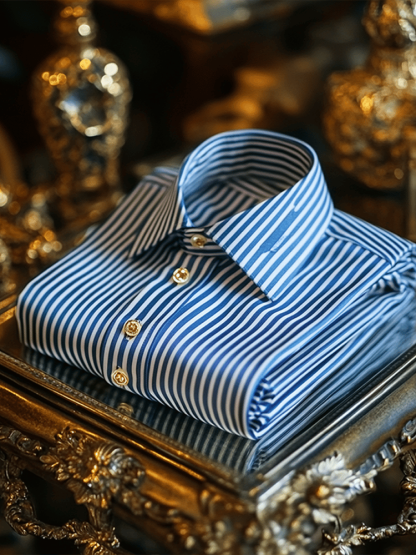Men's Luxury Business Striped Long Sleeve Shirt