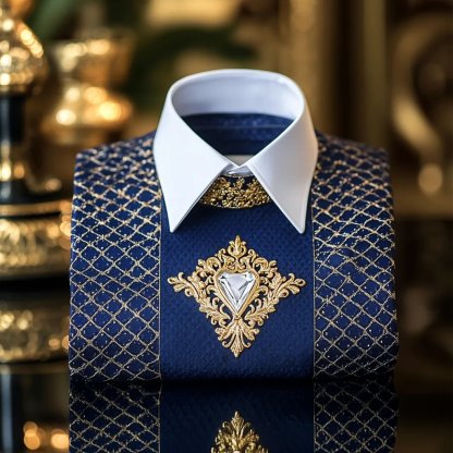 Men's Luxury Business Floral Print Shirt