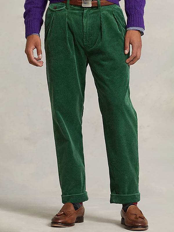 Men's Vintage Waffle Knit Outdoor Overalls