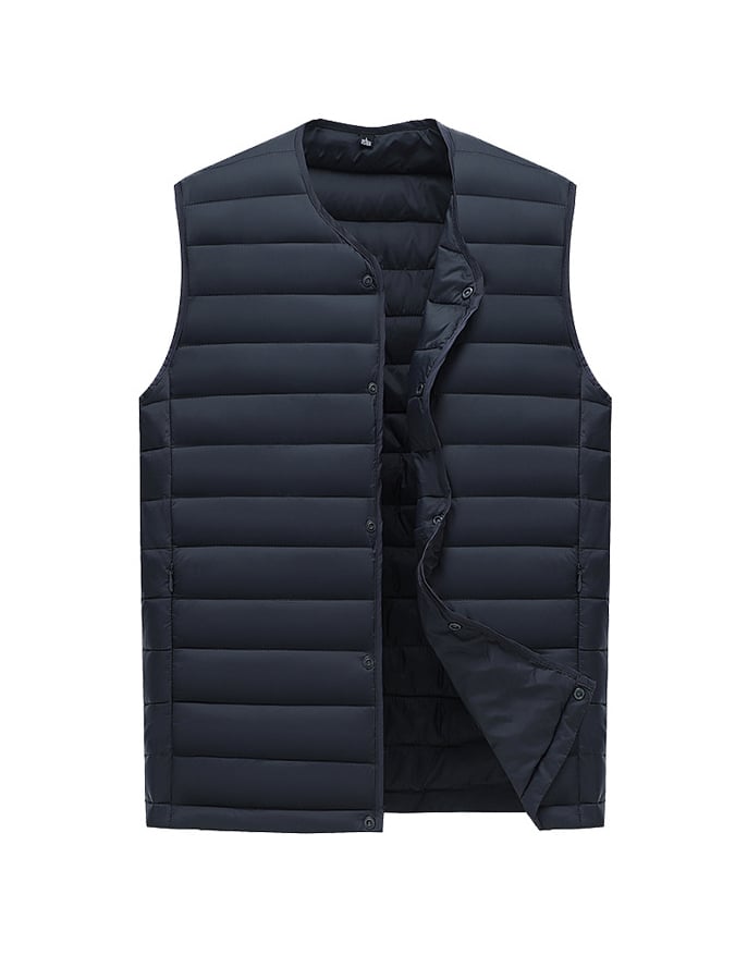 Men's Warm Light Slim Padded Vest Jacket