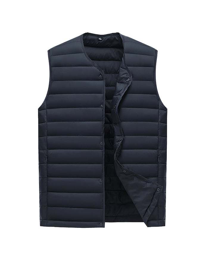 Men's Warm Light Slim Padded Vest Jacket