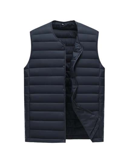 Men's Warm Light Slim Padded Vest Jacket