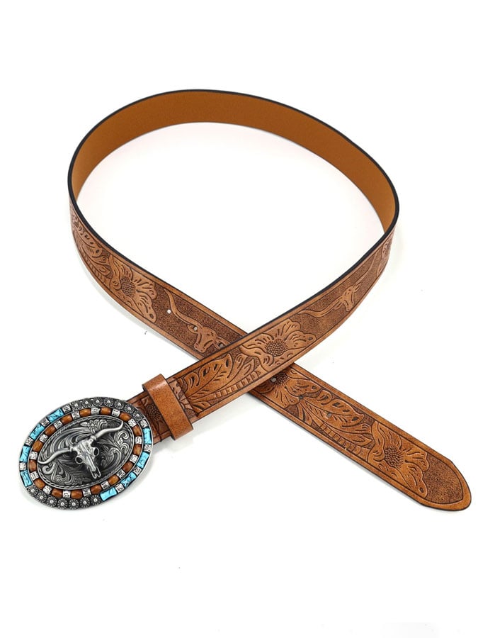 Western Denim Personalized Rivet Belt