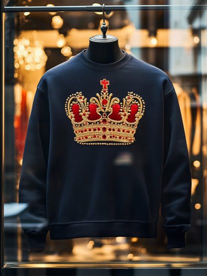 Men's Vintage Luxury Pullover Sweatshirt