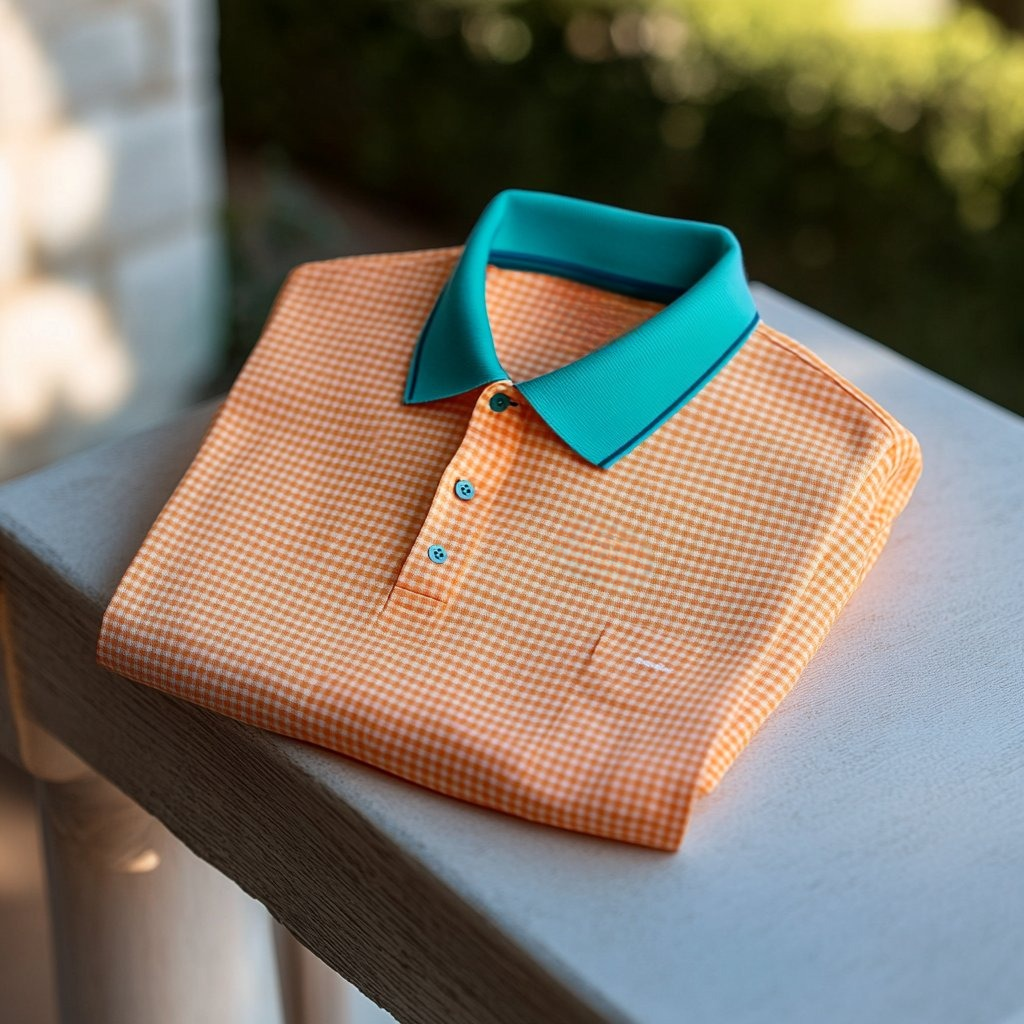 Men's Business Casual Embroidered Crocodile Button Short Sleeve Polo S