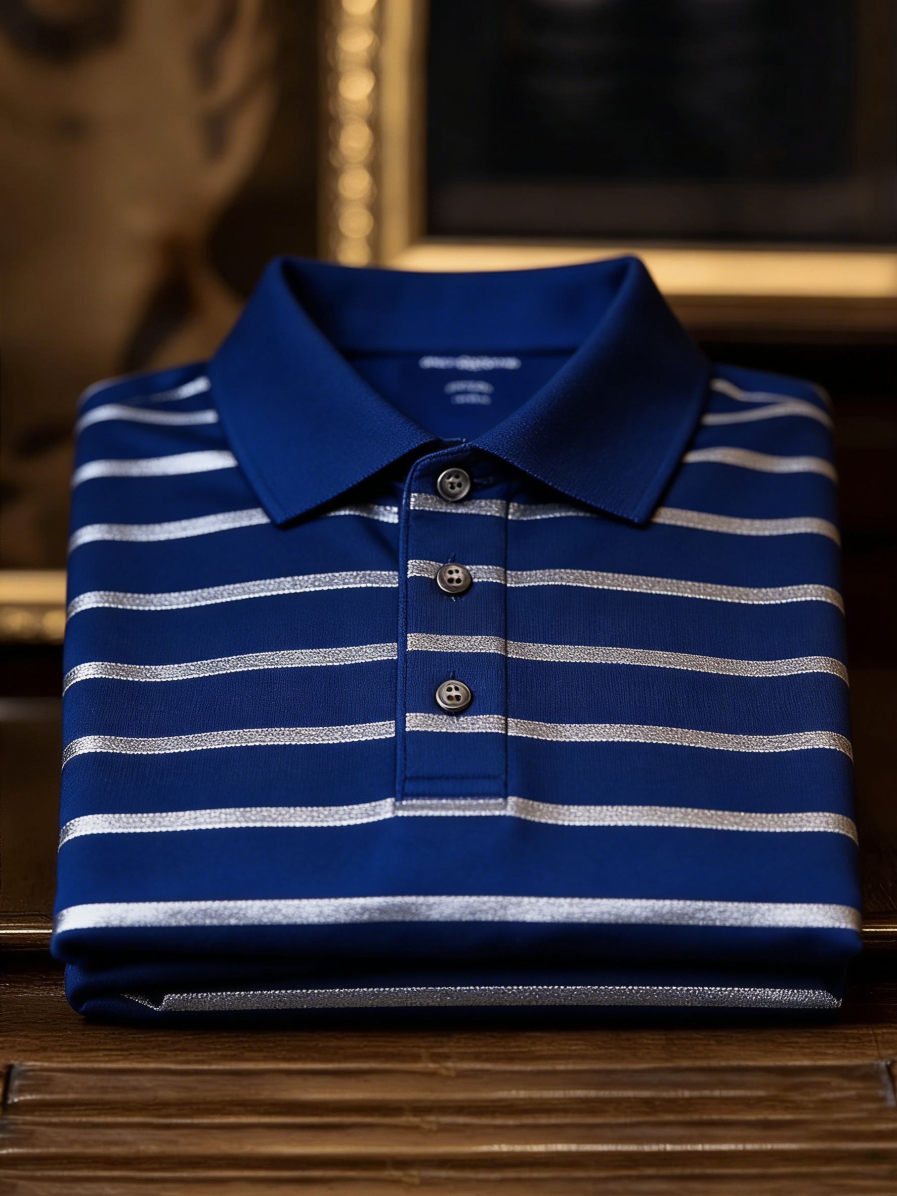 Men's Classic Business Button Short Sleeve Polo Shirt