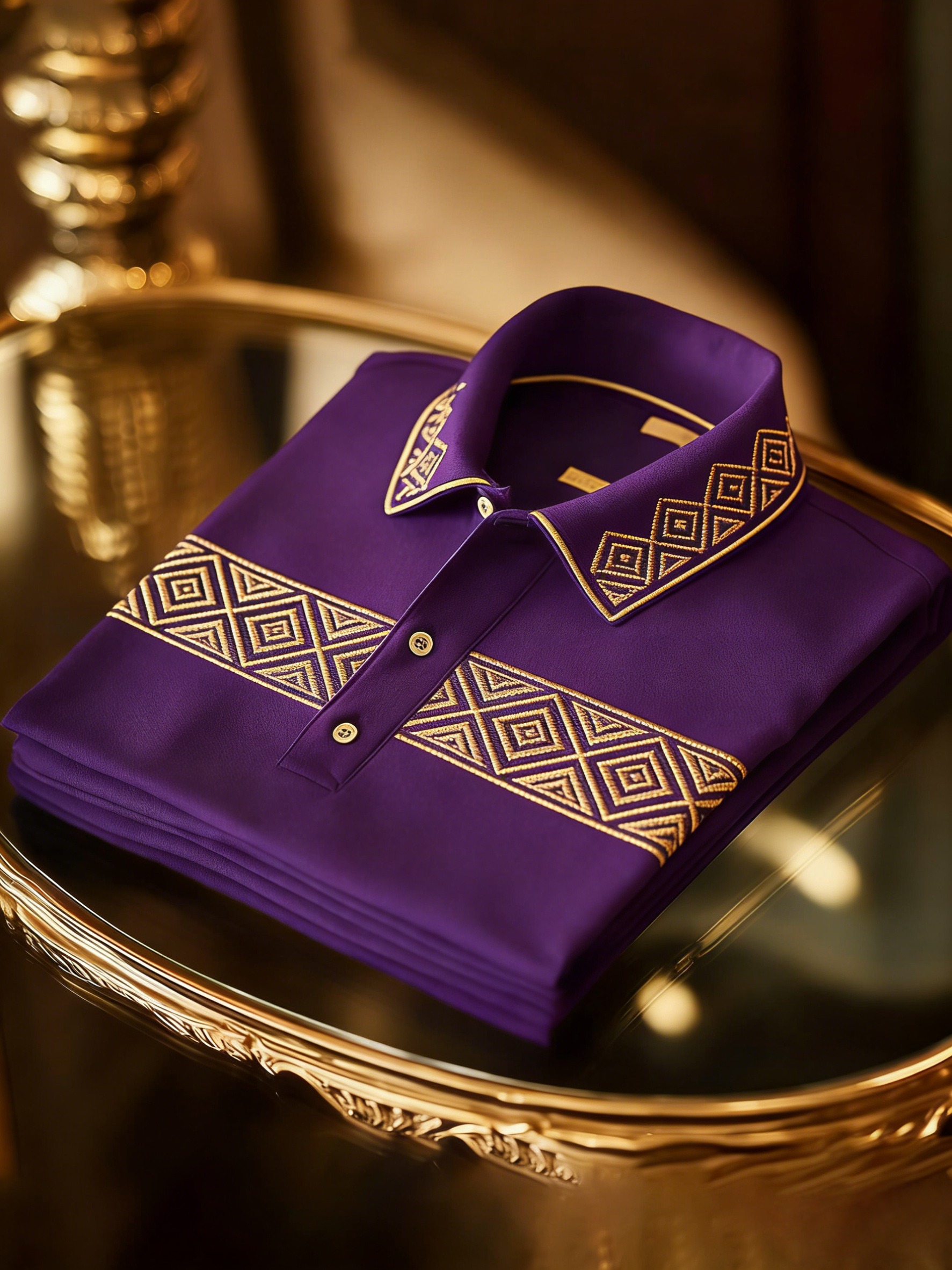 Men's Classic Business Button Short Sleeve Polo Shirt