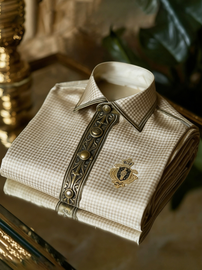 Classic Style wrinkle-resistant formal casual long sleeve shirt