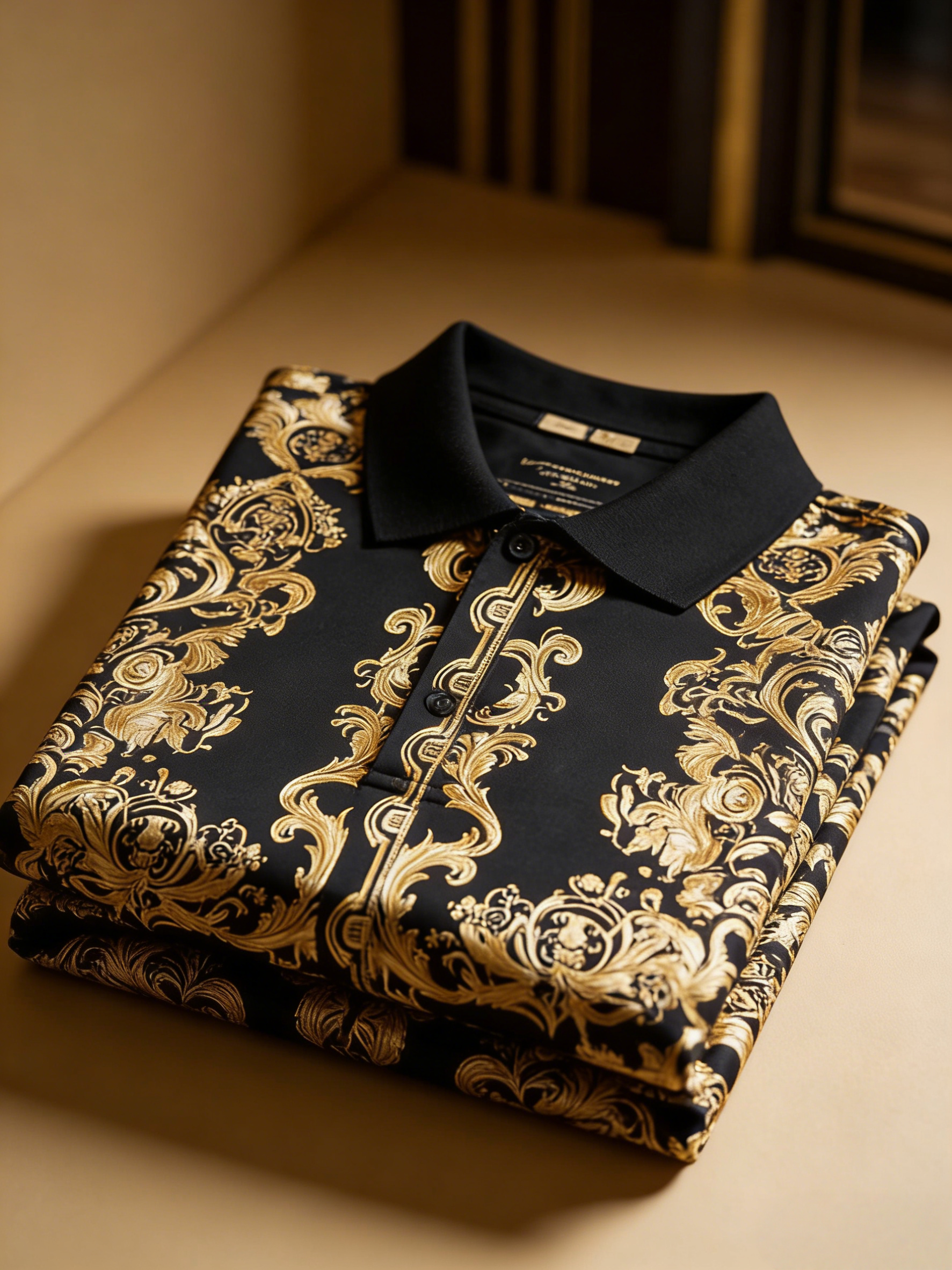 Men's Business Casual Button Short Sleeve Polo Shirt