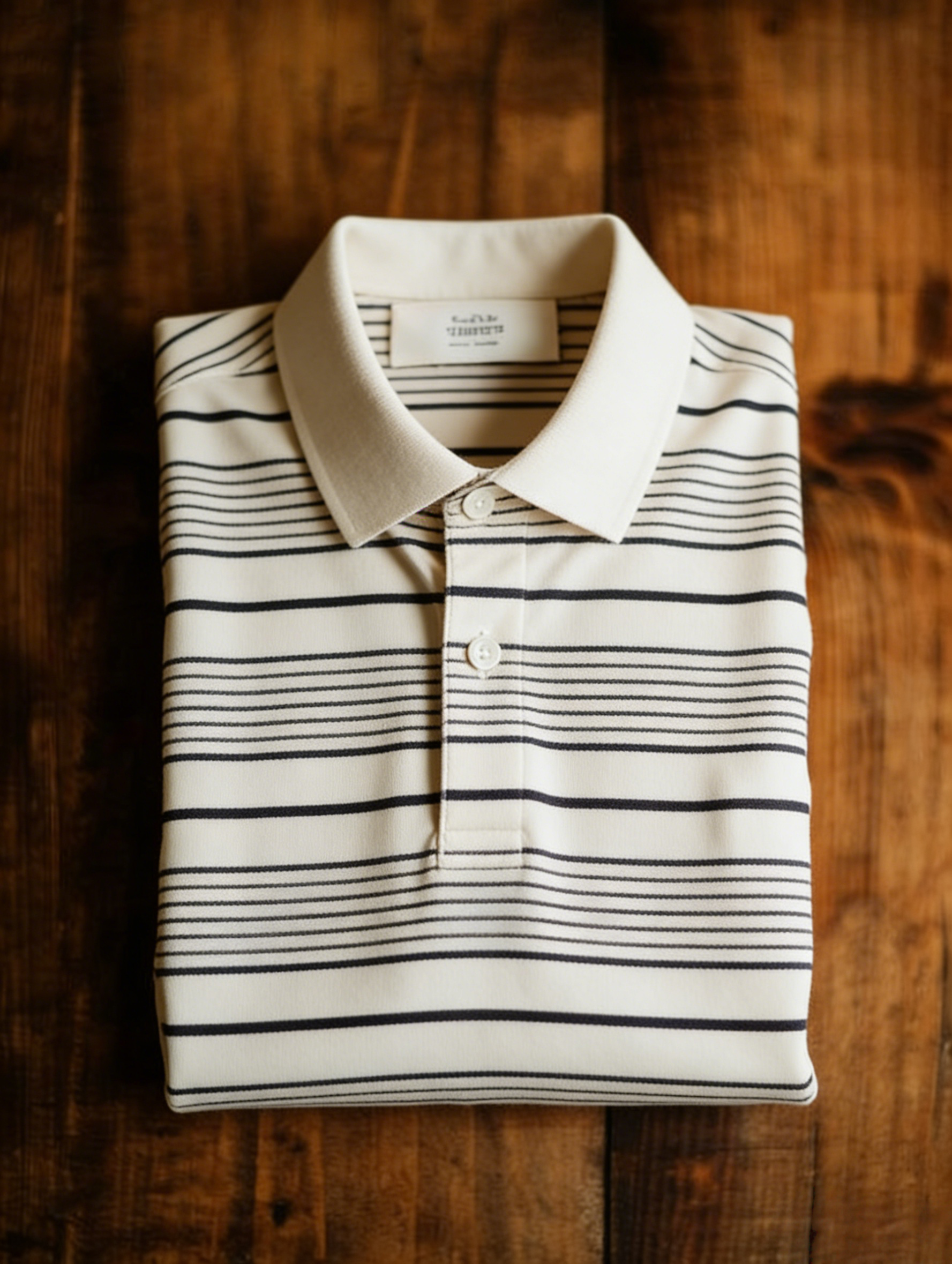 Men's Business Casual Button Short Sleeve Polo Shirt