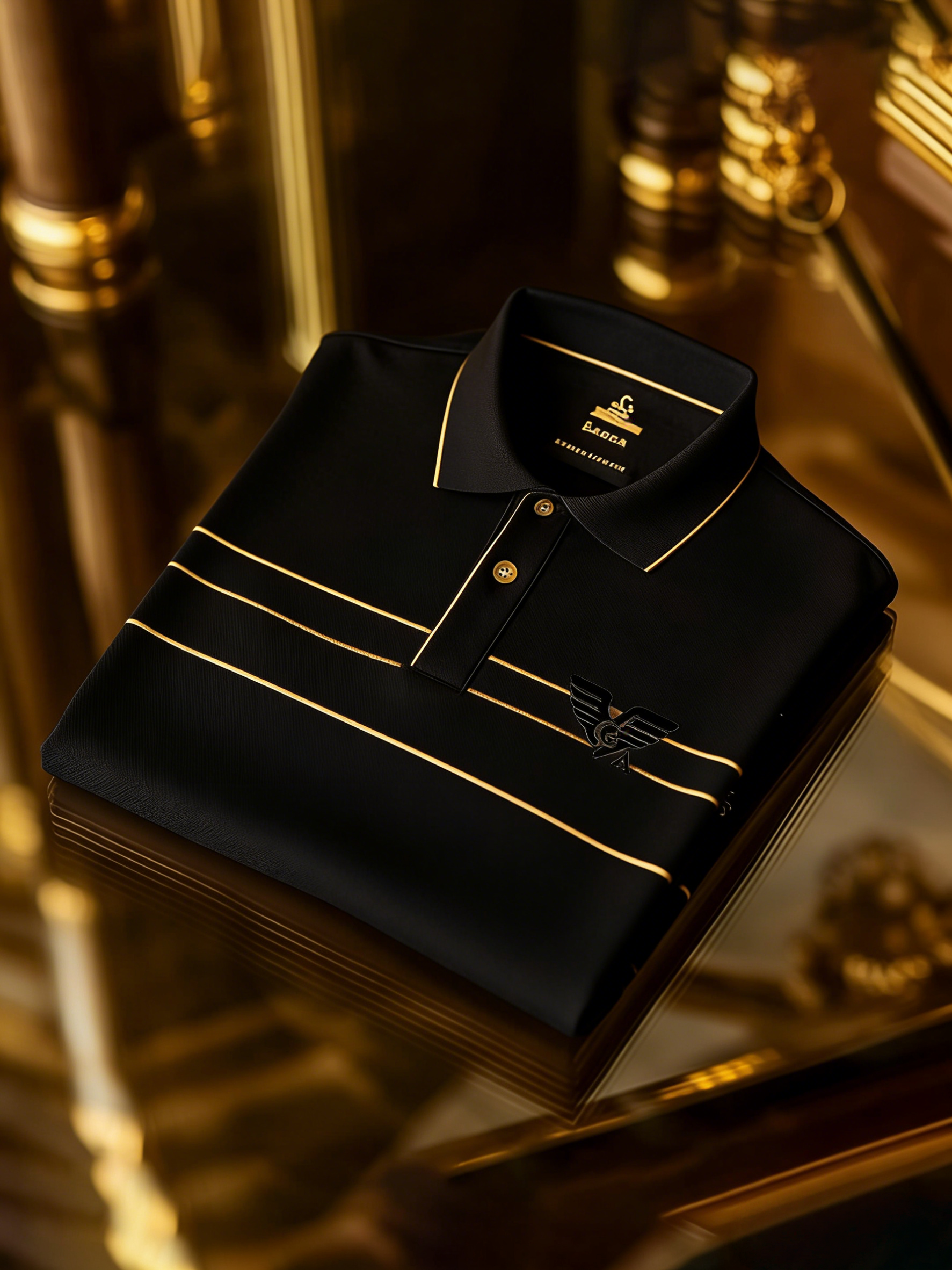 Men's Business Casual Button Short Sleeve Polo Shirt