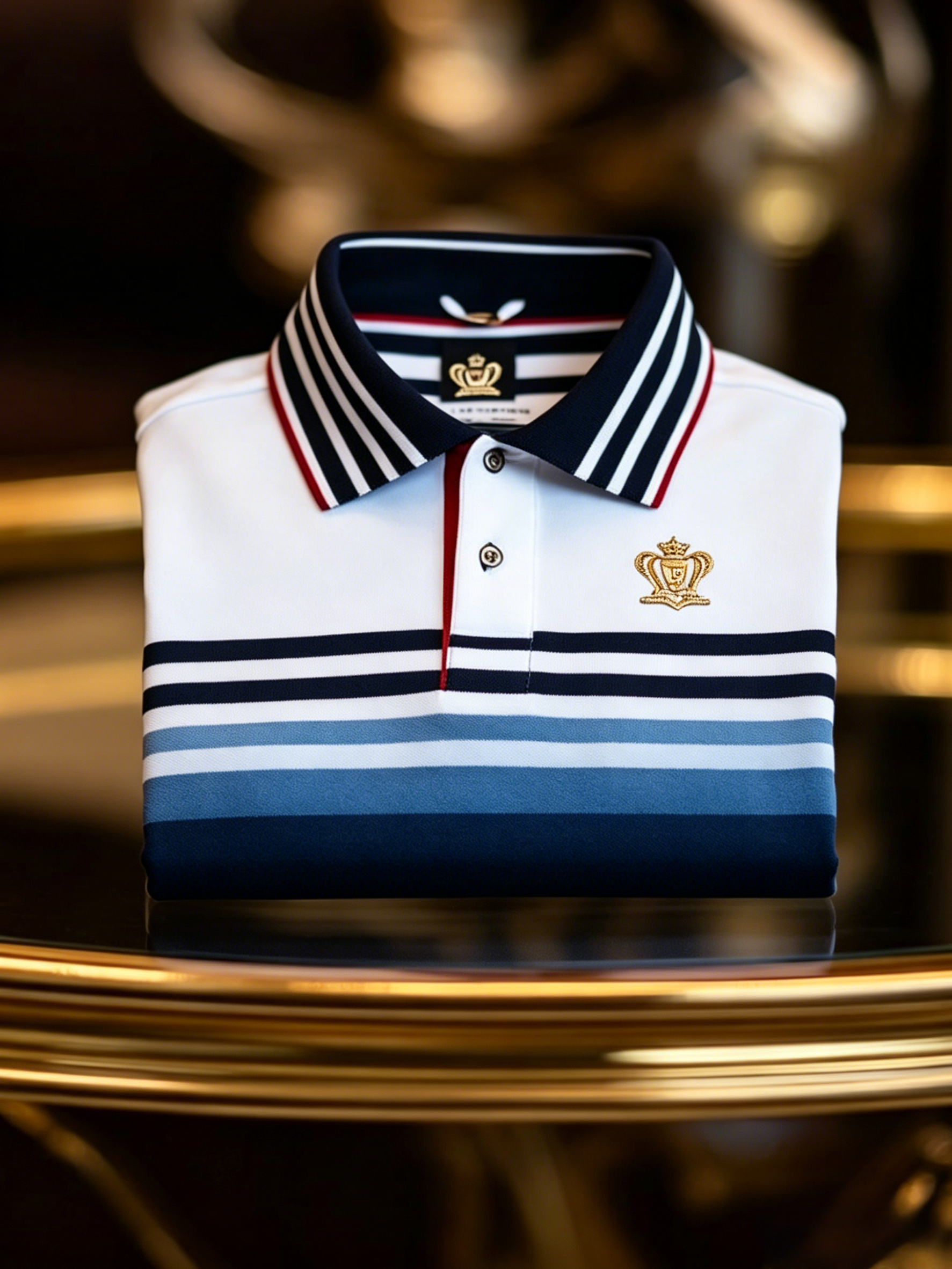 Men's Business Button-Down Short Sleeve Polo Shirt