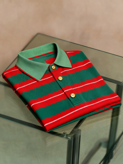 Men's Business Button-Down Short Sleeve Polo Shirt