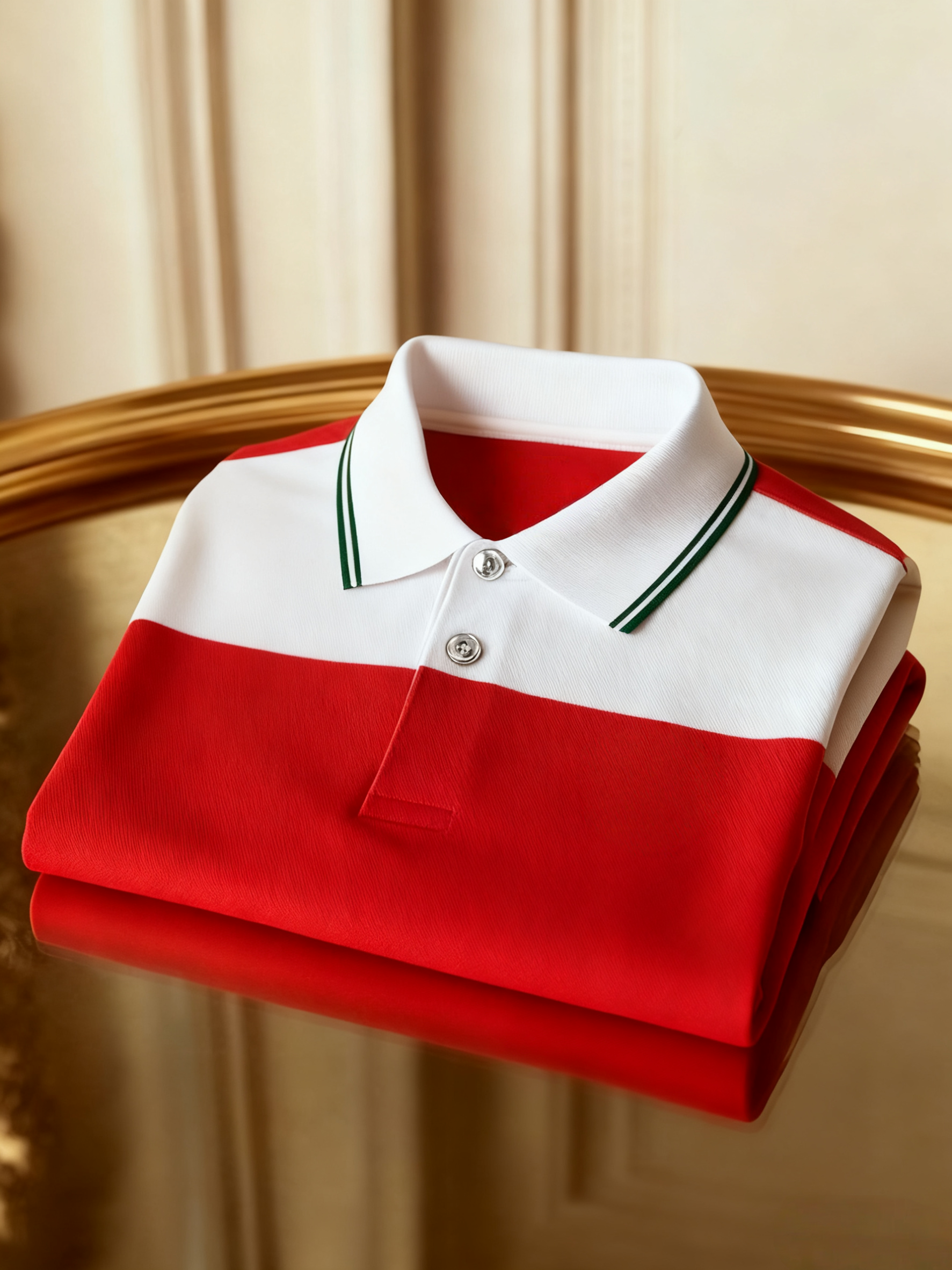 Men's Business Button-Down Short Sleeve Polo Shirt