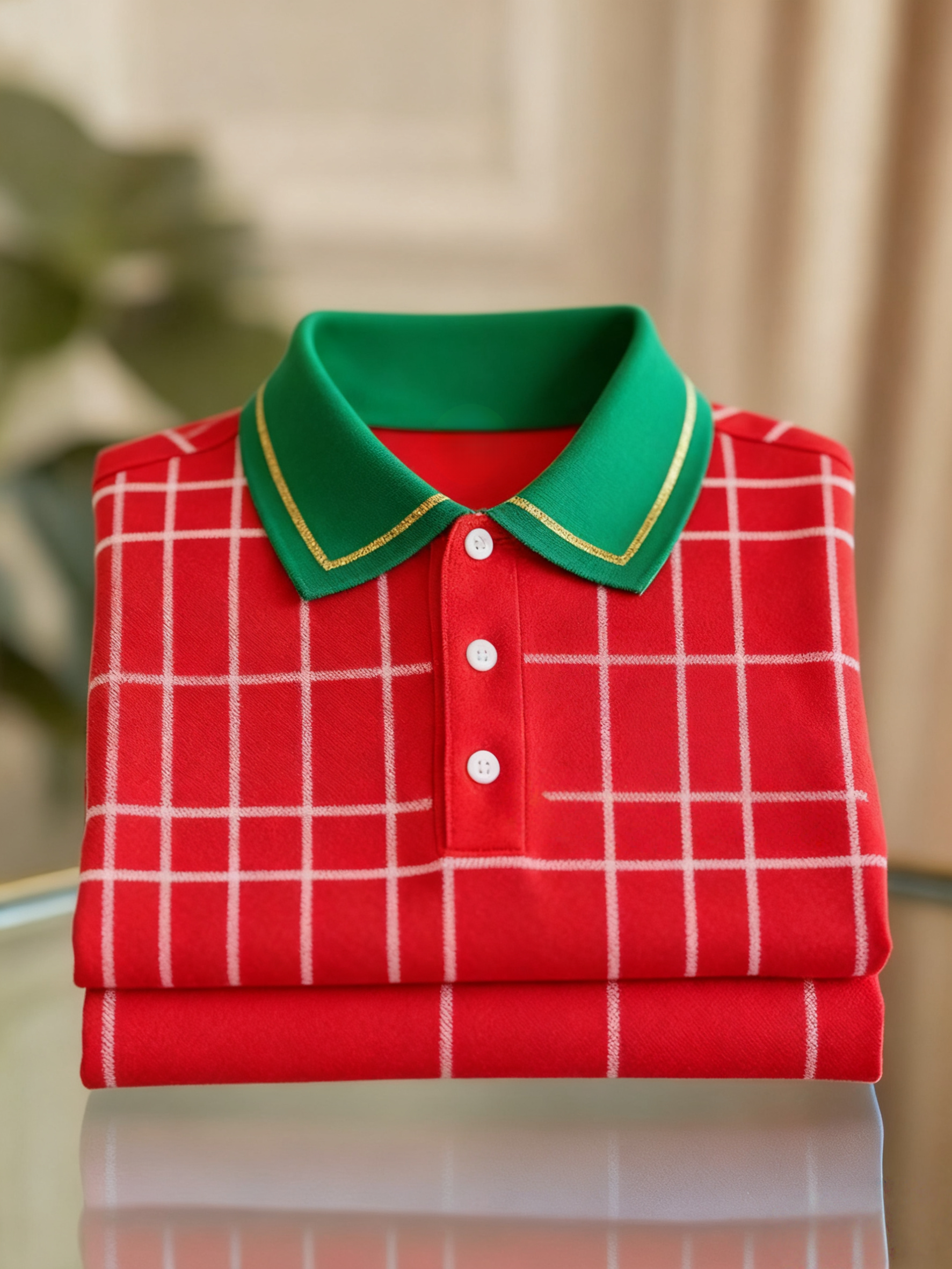 Men's Business Button-Down Short Sleeve Polo Shirt