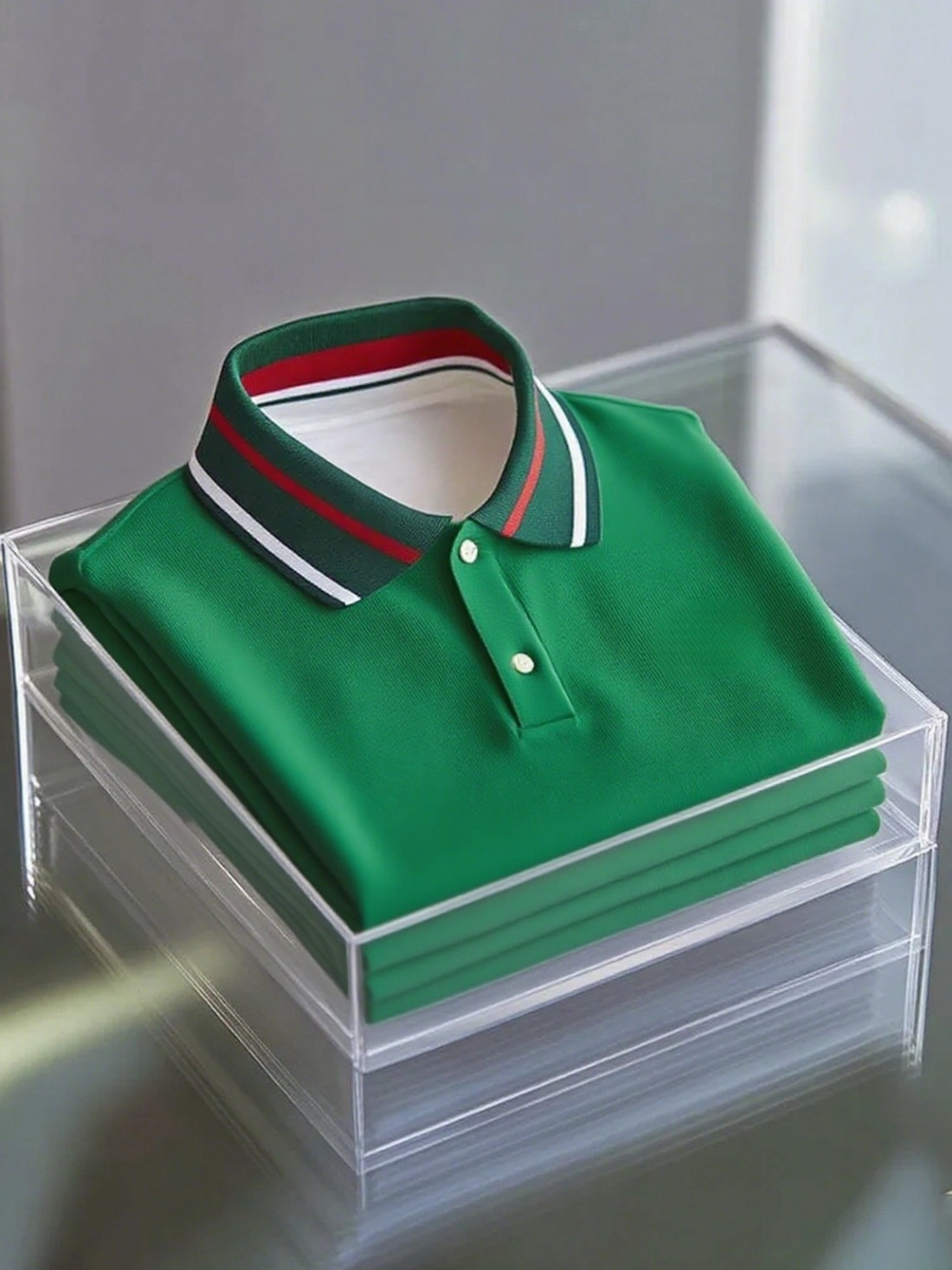 Men's Business Logo Button-Down Short Sleeve Polo Shirt