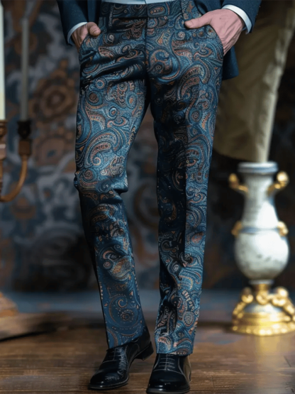 Men's Casual Luxury Suit Trousers