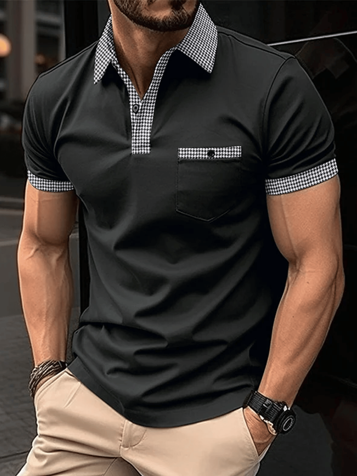 Men's Casual Business Fashion Polo Shirts