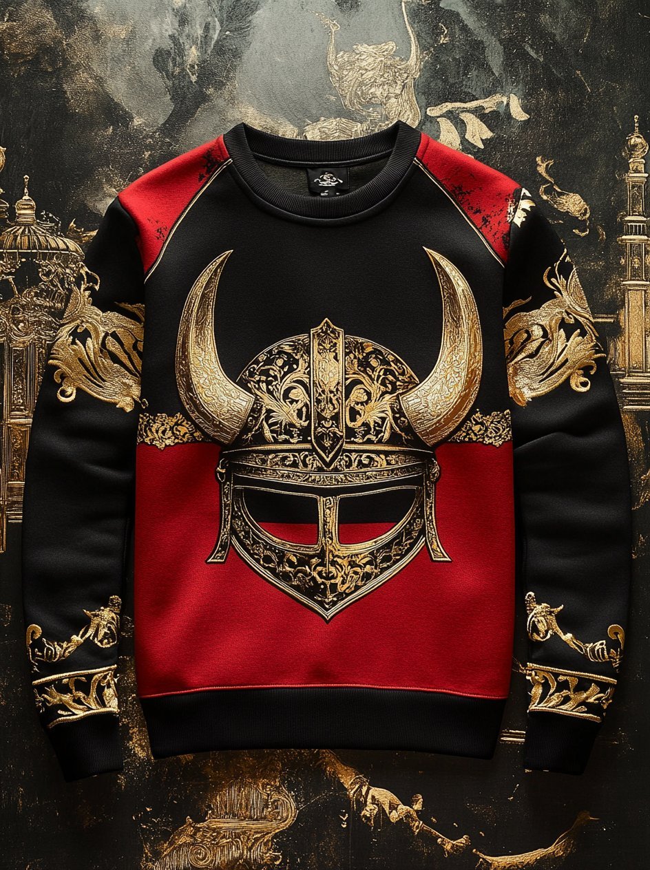 Men's Vintage Luxury Crew Neck Sweatshirt