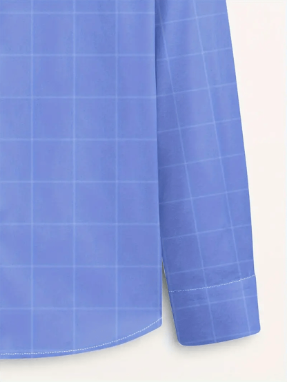 Men's Plaid Business Casual Shirt