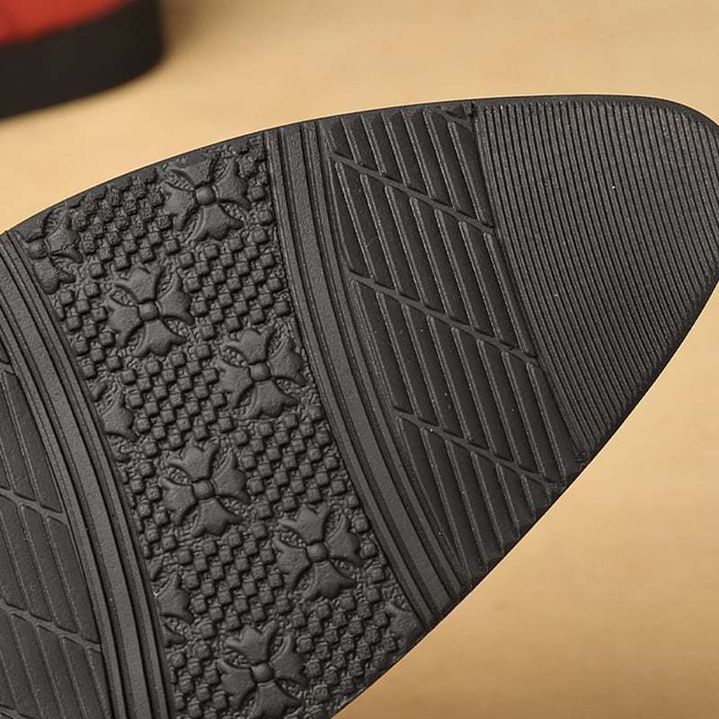 Men's Business Casual Lace-up Pointed Toe Faux Leather Shoes