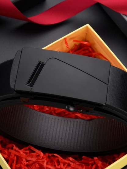 Men'S Automatic Buckle Smooth Buckle Business Belt