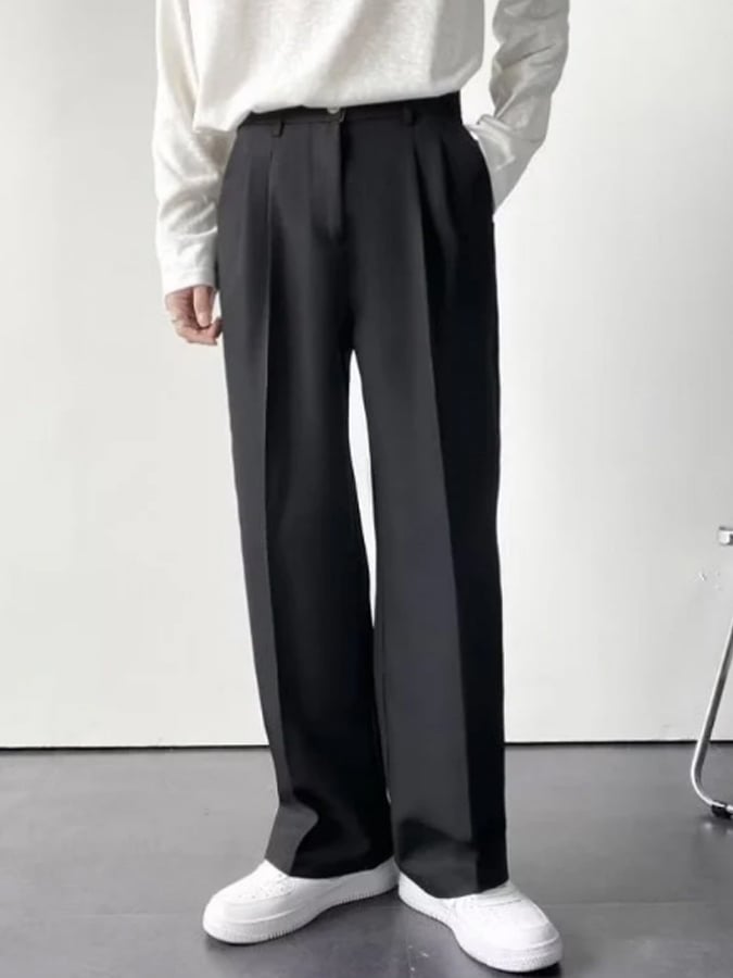 Men's Casual High Waisted Pants