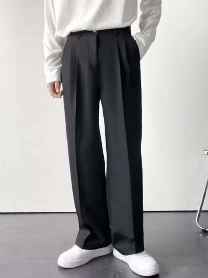 Men's Casual High Waisted Pants