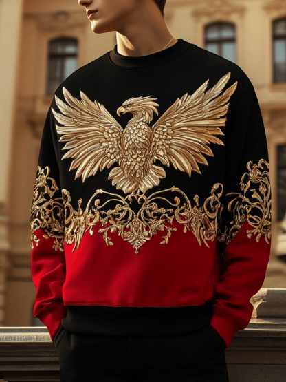 Men's Vintage Luxury Crew Neck Sweatshirt