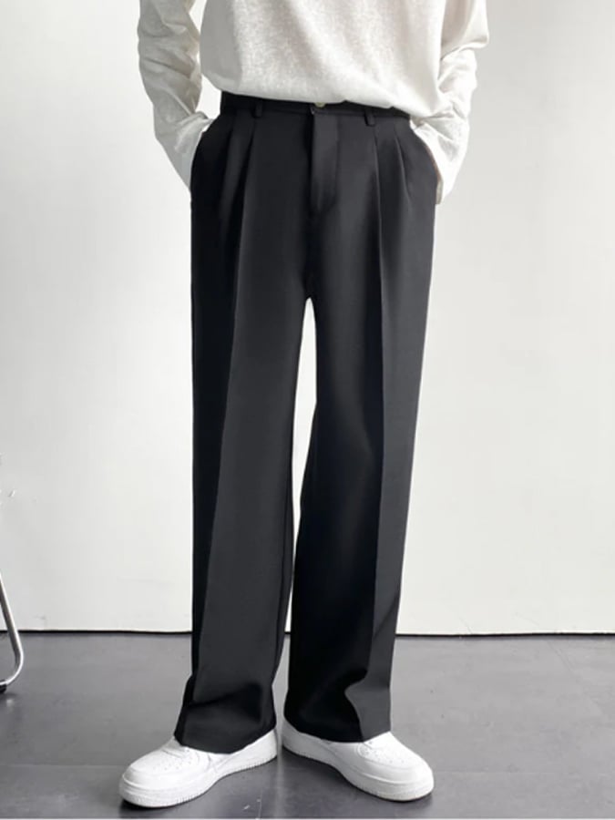 Men's Casual High Waisted Pants