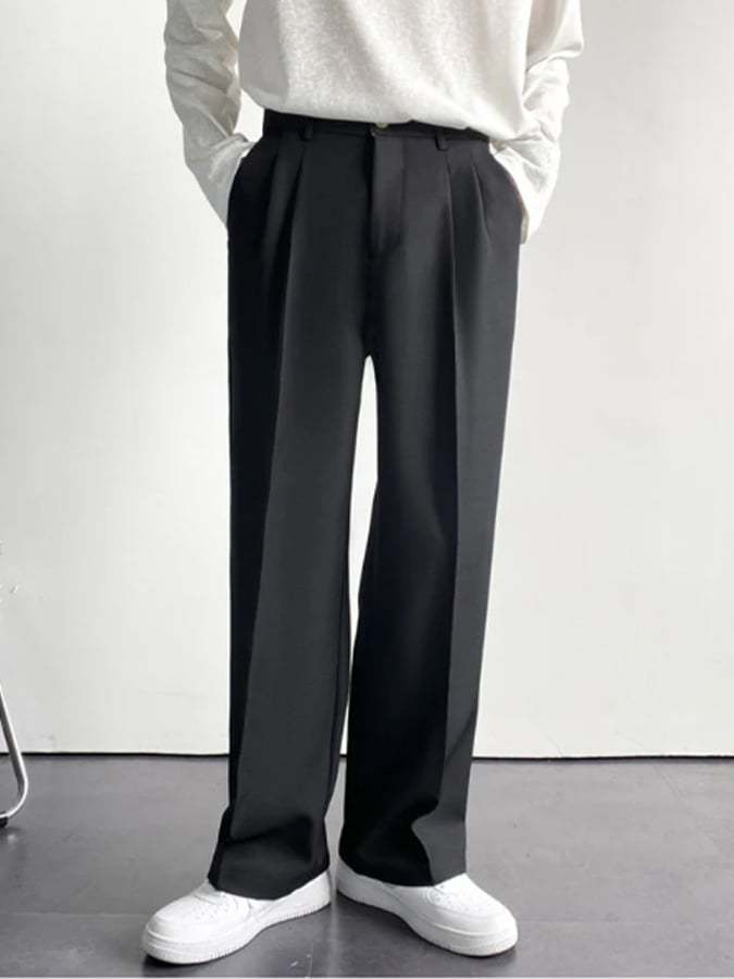 Men's Casual High Waisted Pants