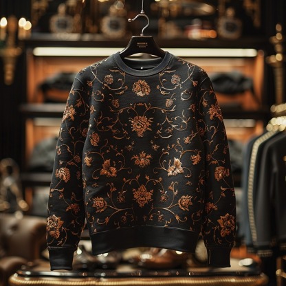 Embrace Modern Elegance Stylish Prestige Man Sweatshirt