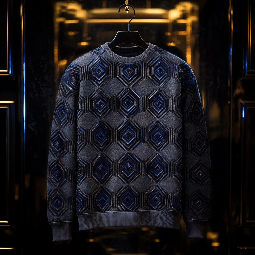 Embrace Modern Elegance Stylish Prestige Man Sweatshirt