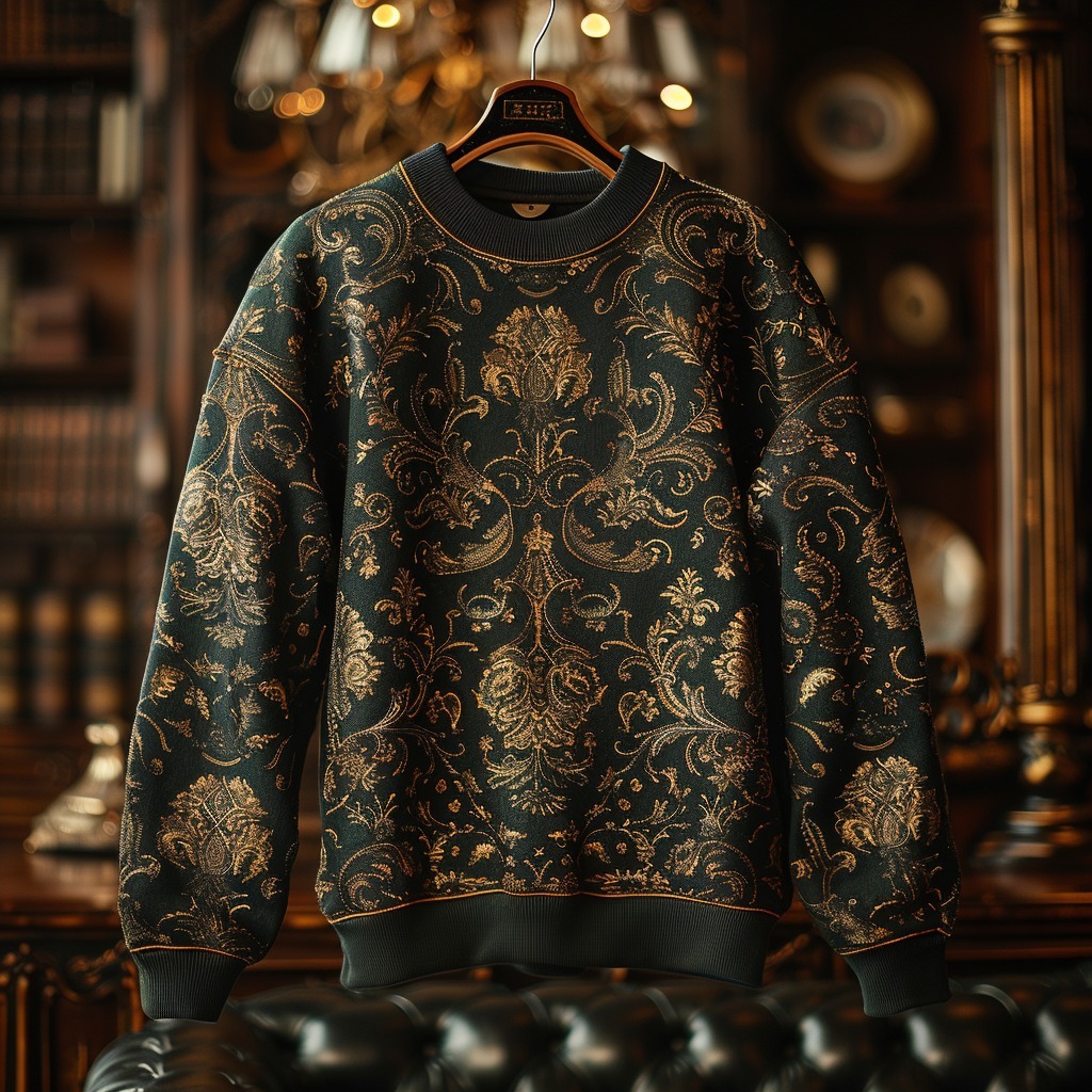 Embrace Modern Elegance Stylish Prestige Man Sweatshirt