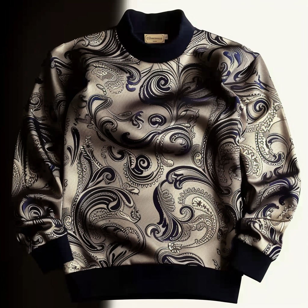 Embrace Modern Elegance Stylish Prestige Man Sweatshirt